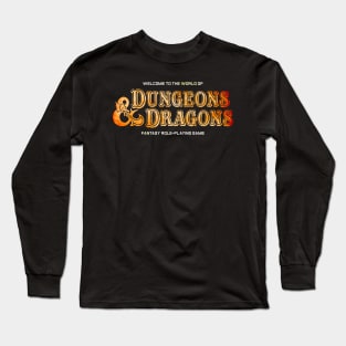 Welcome To The World Of D&D Long Sleeve T-Shirt